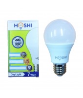 หลอดไฟ LED HOSHI A60 7W (DL) ขาว